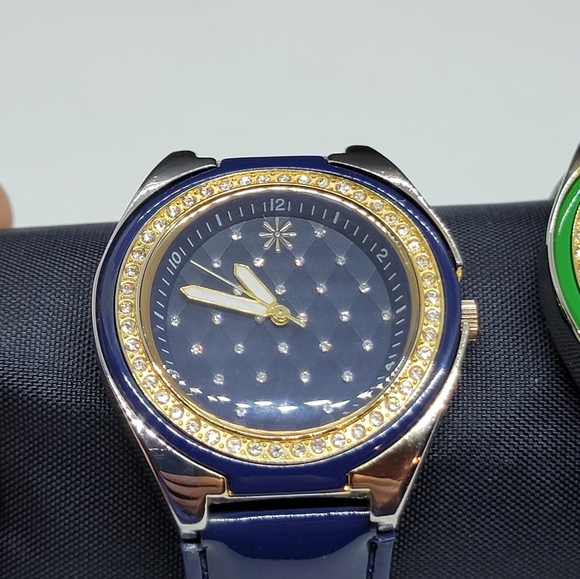 Isaac Mizrahi Blue and Green Women's Watches - Picture 3 of 6